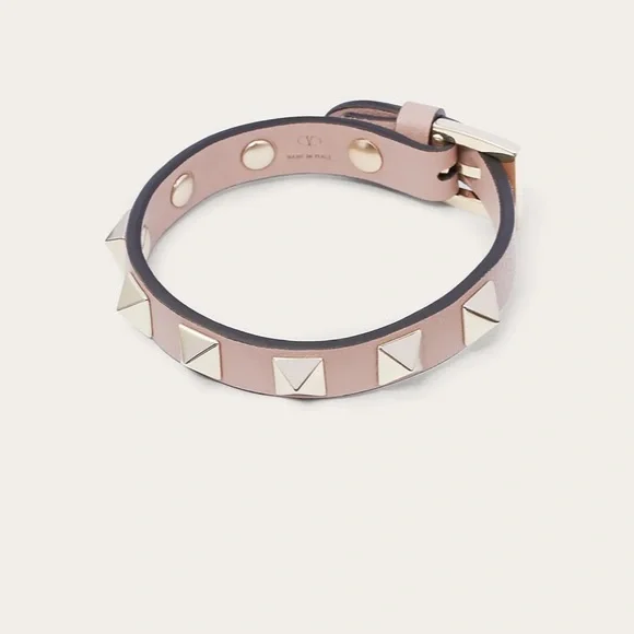 Valentino Studded Leather Bracelet
